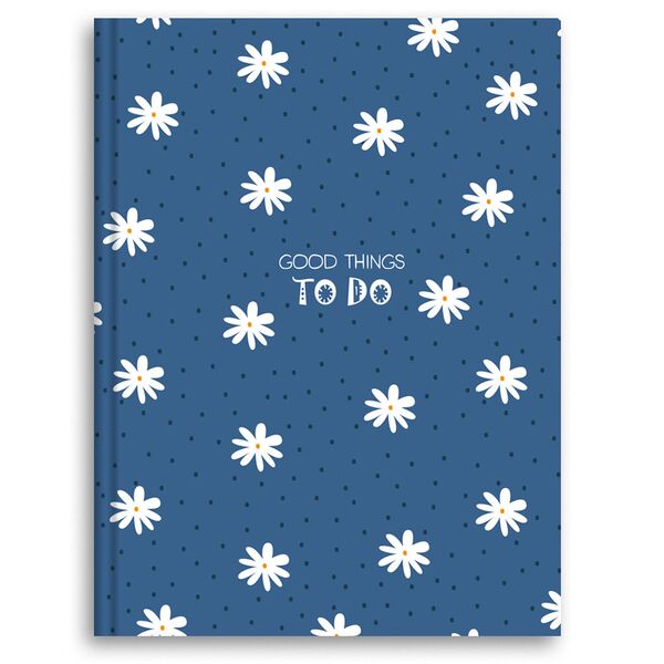 Блокнот А5 176 арк тв палітурка клітинка лам Ромашки 401