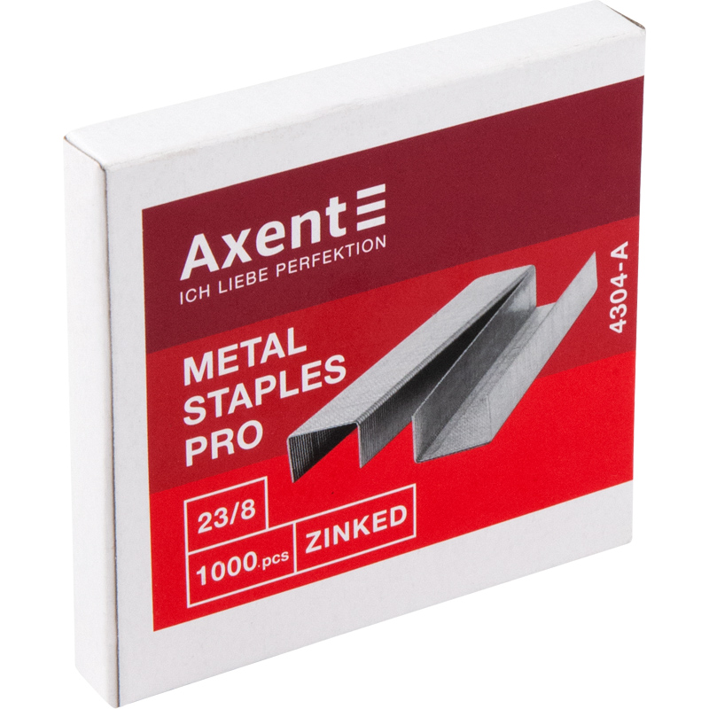 Скоби Axent Pro №23/8 1000 шт