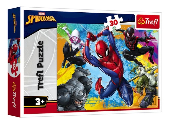 Пазли 30 Spiderman Кольори людини павука