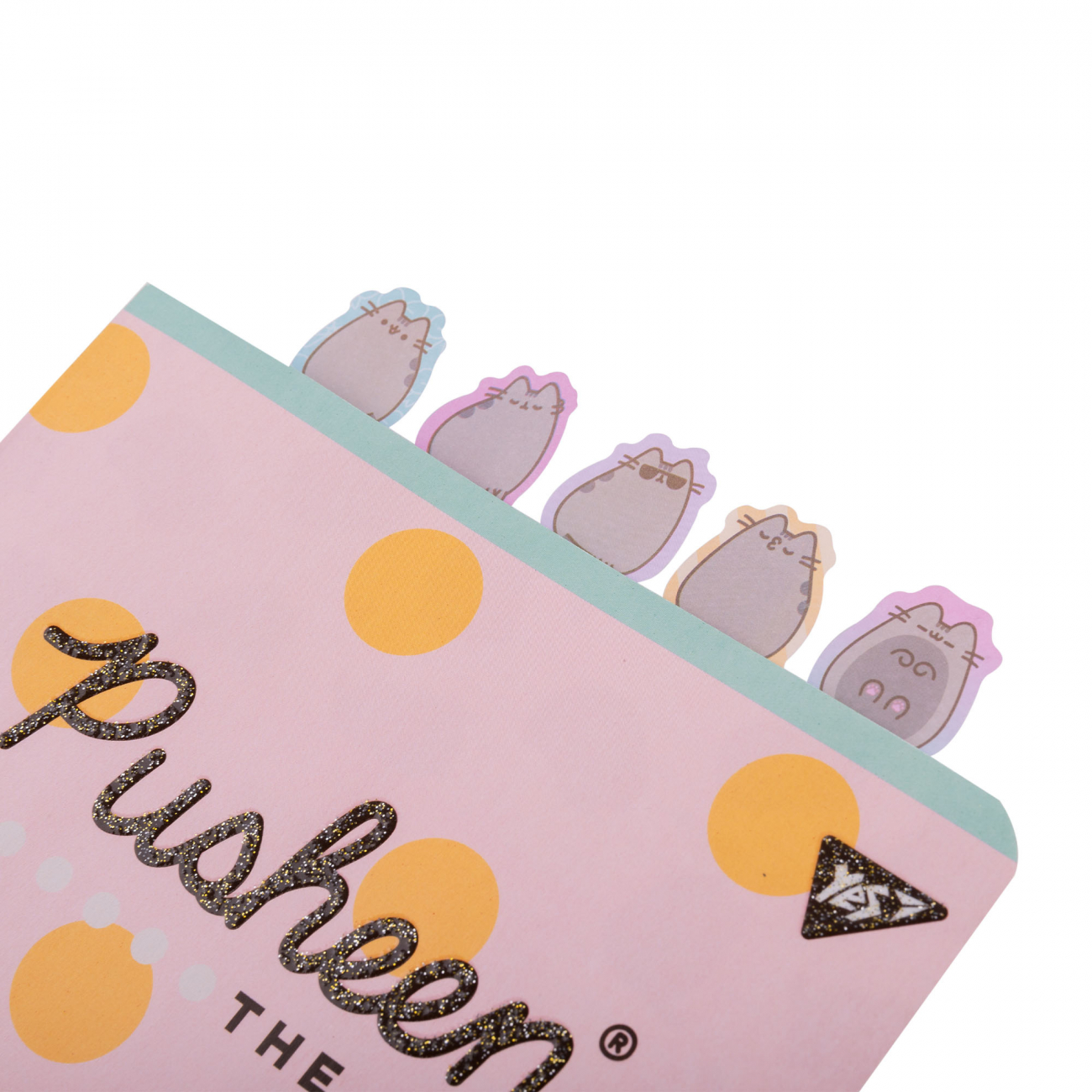 Стікери-закладки Yes Pusheen 50*22*100 л папір 5 кольорів