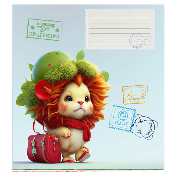 Тетрадь 12 л клетка 901 Путешественники 2025 уни