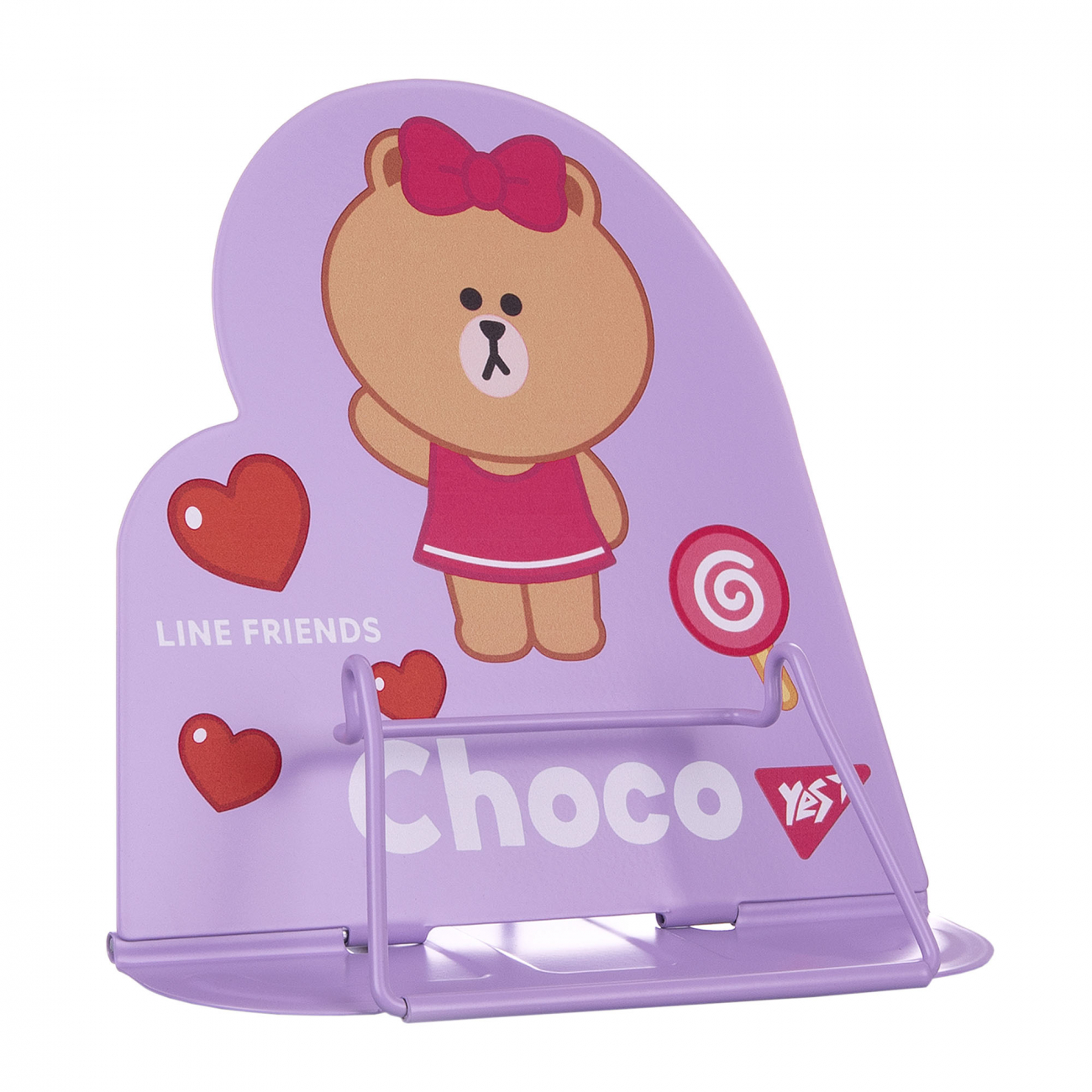 Підставка під книгу Yes Line Friends.Choco метал