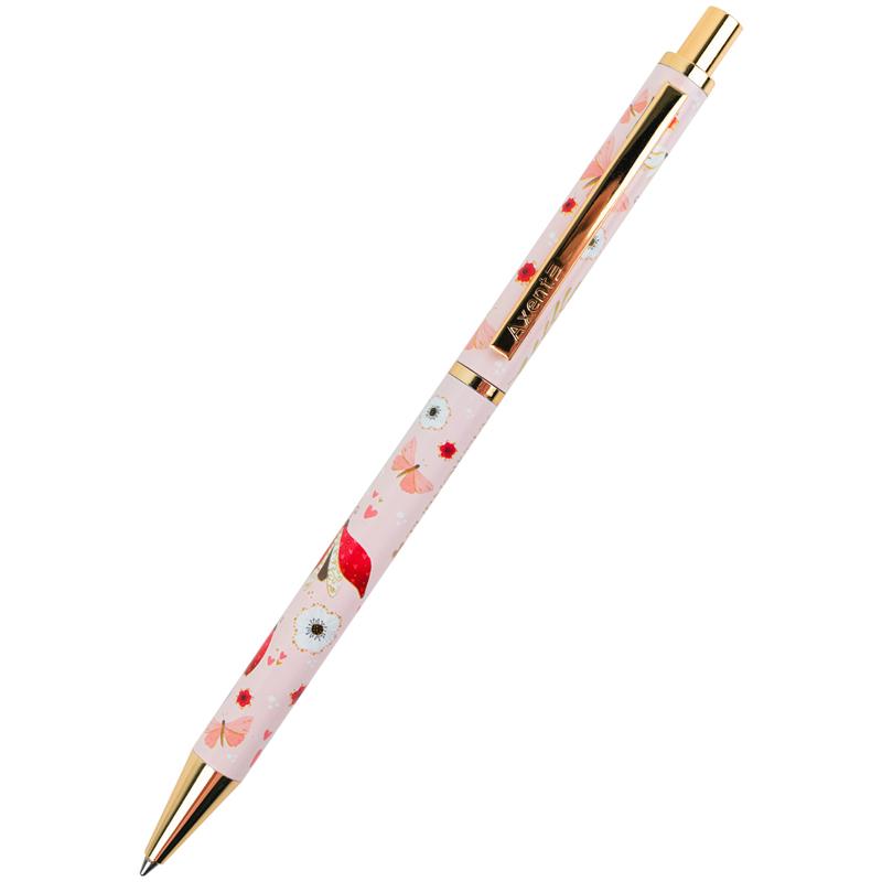 Ручка кулькова автомат Axent Secret Garden 0,7 синя