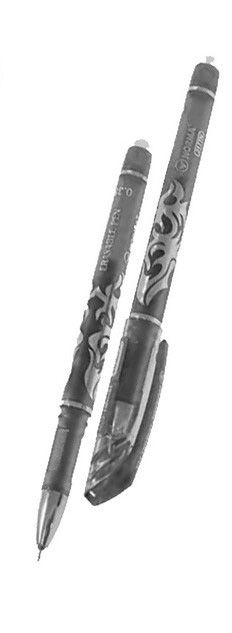 Ручка гелева пиши-стирай Norma Erasable 3177-09N 0,38 чорна