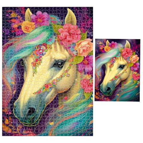 Пазлы 1000 элементов Жемчужина цветов