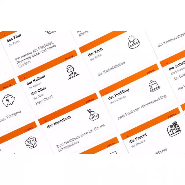 Картки для вивчення німецької мови English Student Intermediate B1