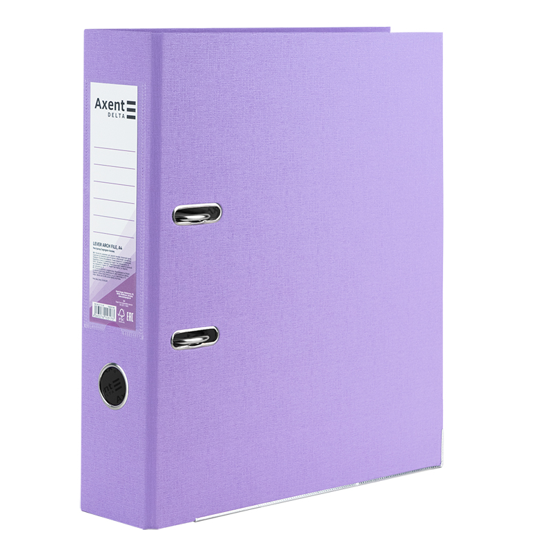 Папка-реєстратор А4 75 мм одностор. Delta Pastelini, бузкова