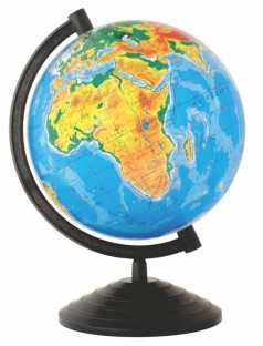 Глобус физический 16 см