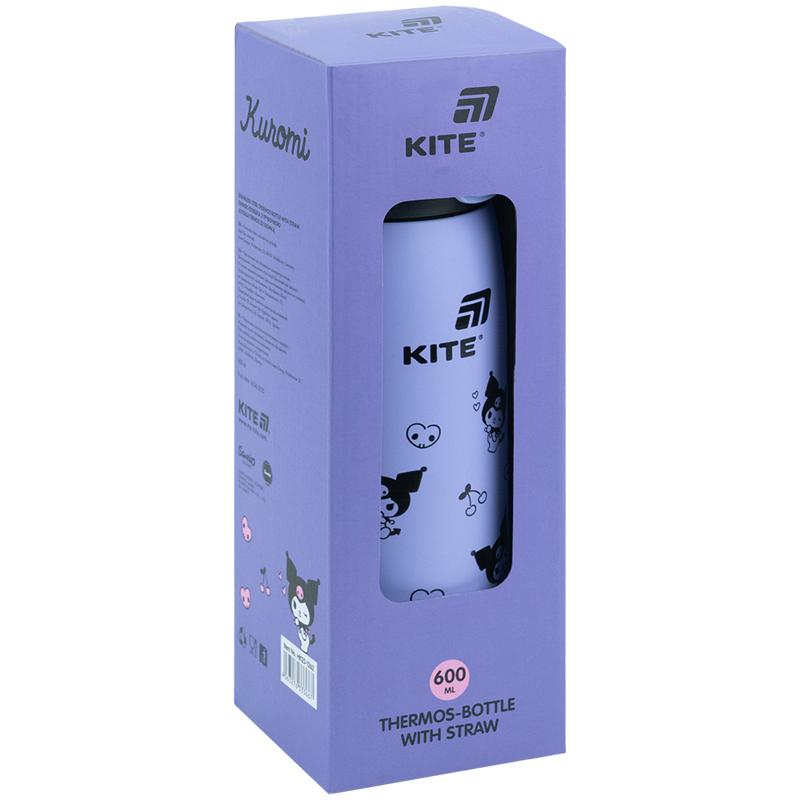 Термос 600 мл з трубочкою HK