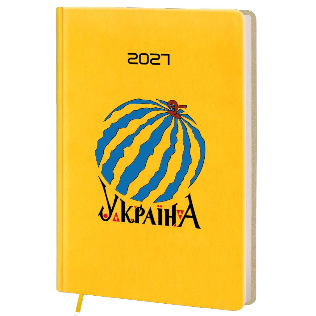 Щоденник дат. Стандарт Vivella крем.блок жовтий