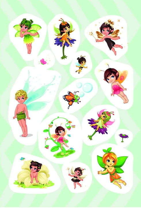 Наклейки 14,5х21 см Эльф