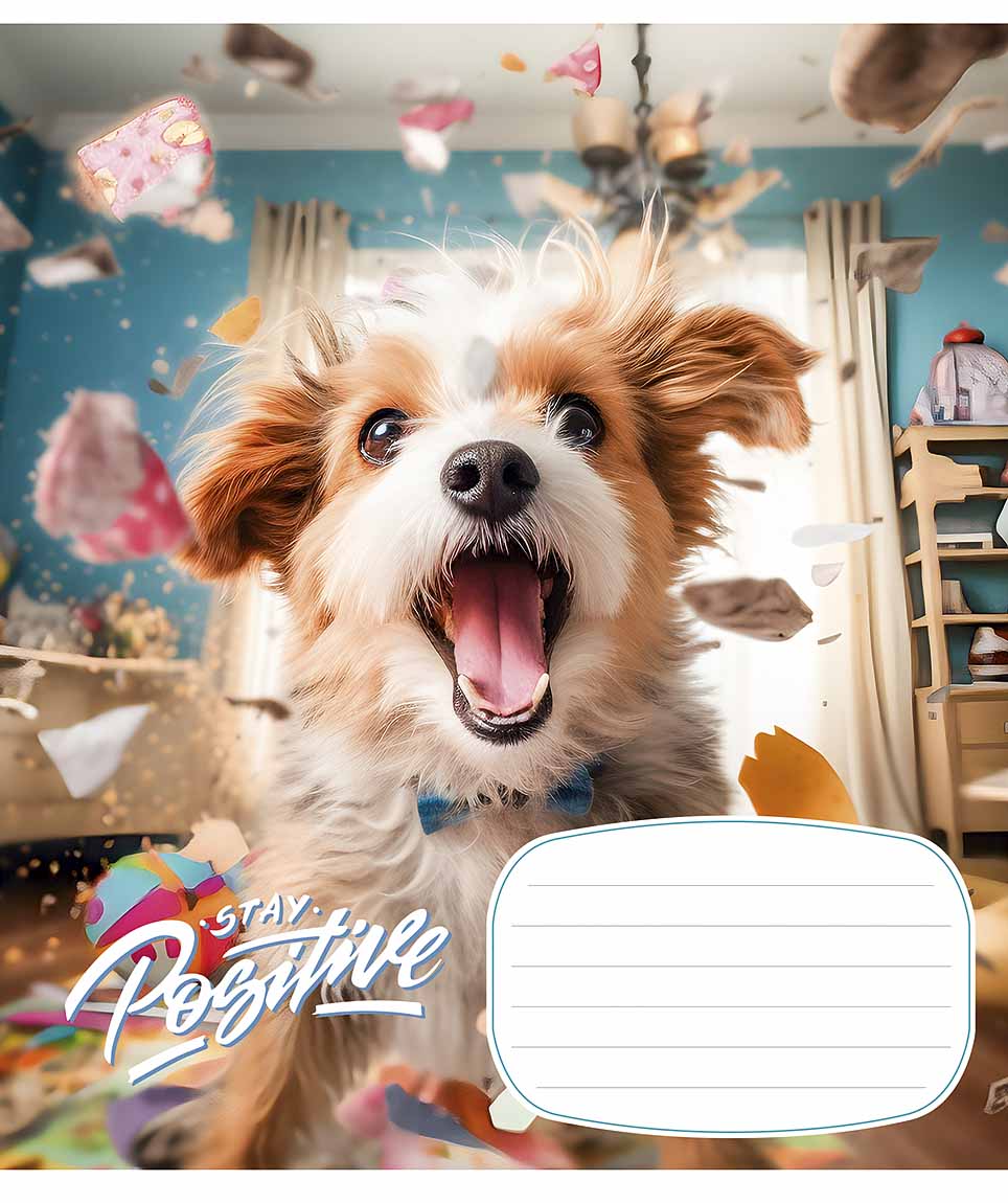 Тетрадь 12 л клетка 3320 Positive 2024 уни