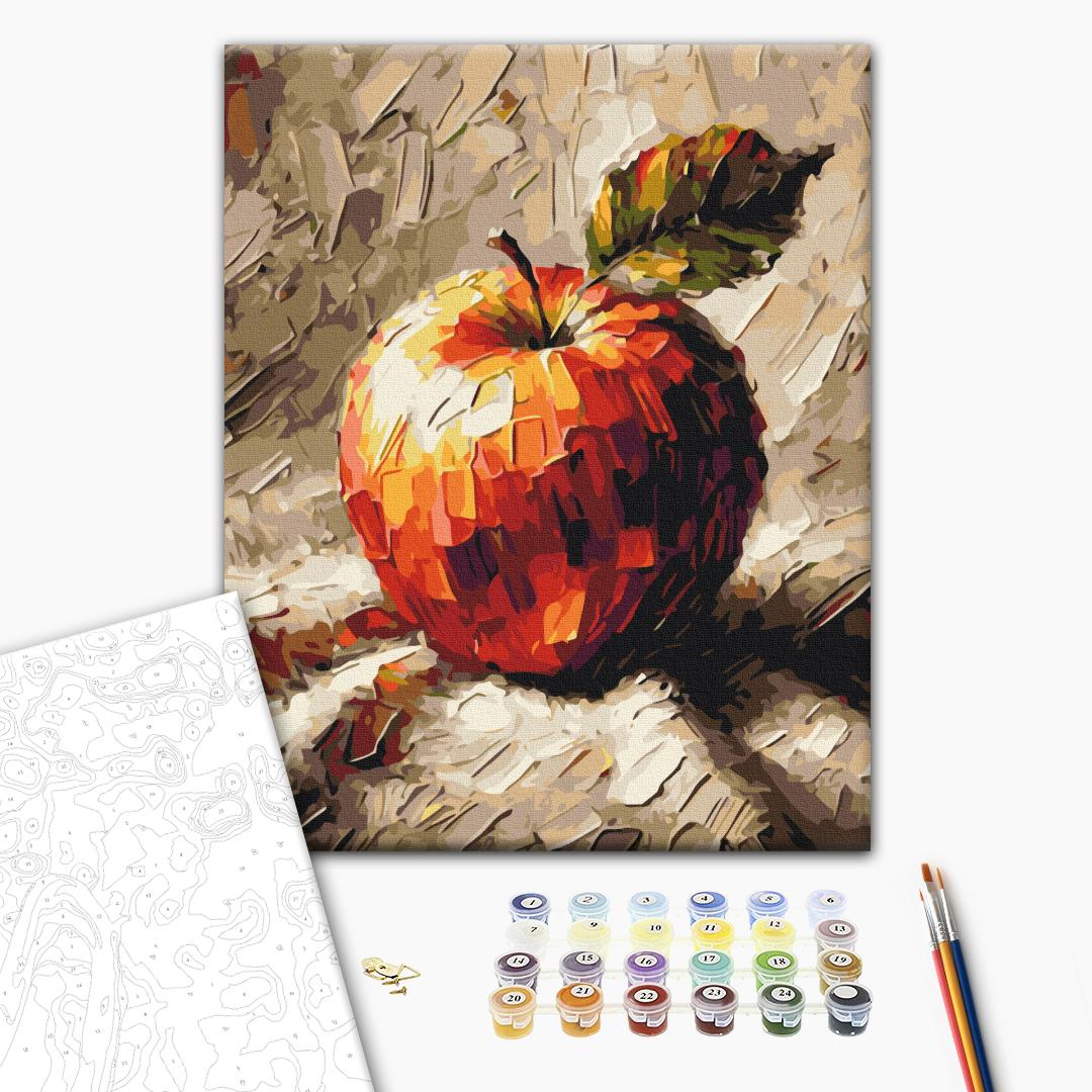 Картина за номерами 40×50 см Яблуко