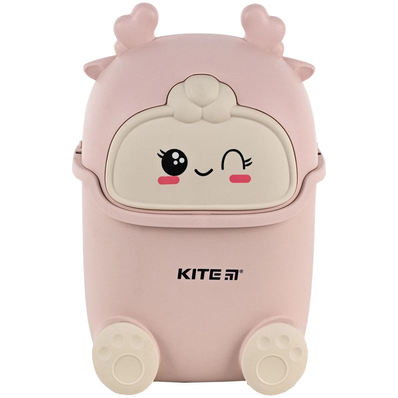 Контейнер настольный для мусора Kite, розовый