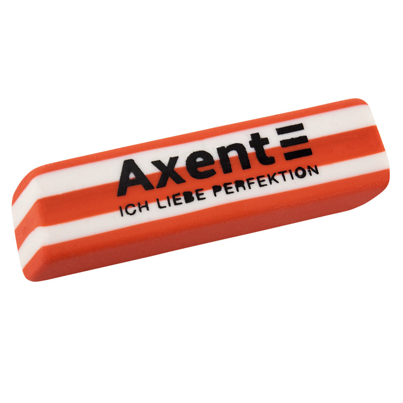 Гумка Axent, біло-червоний