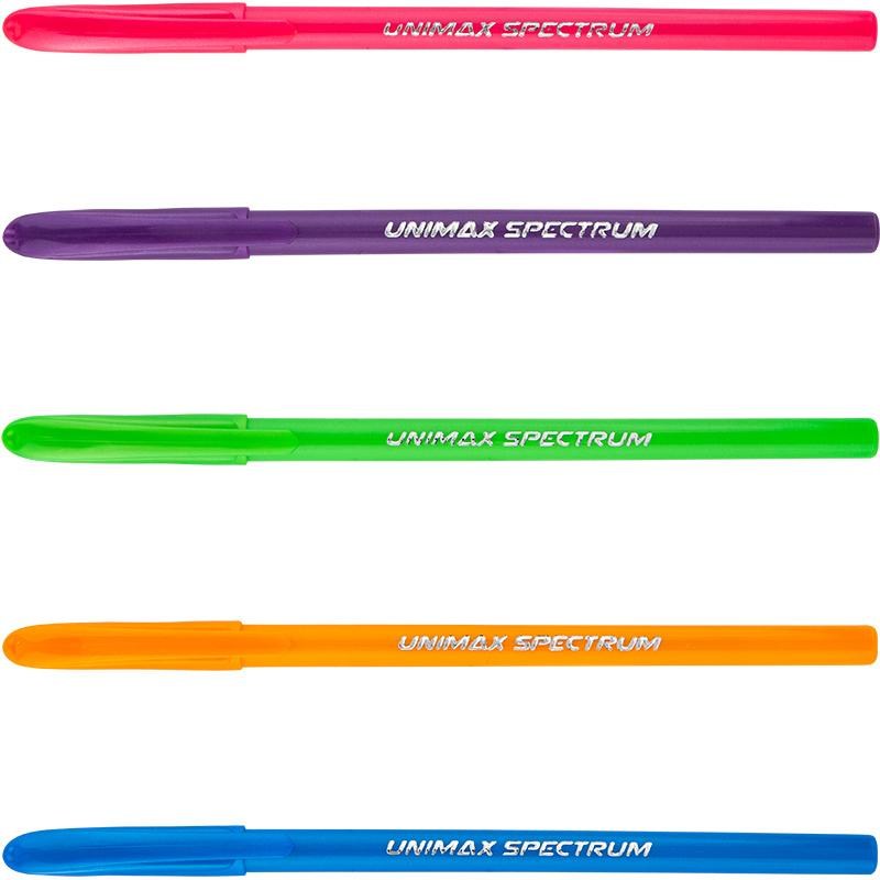 Ручка масляна Unimax Spectrum Fashion 1,0 синя