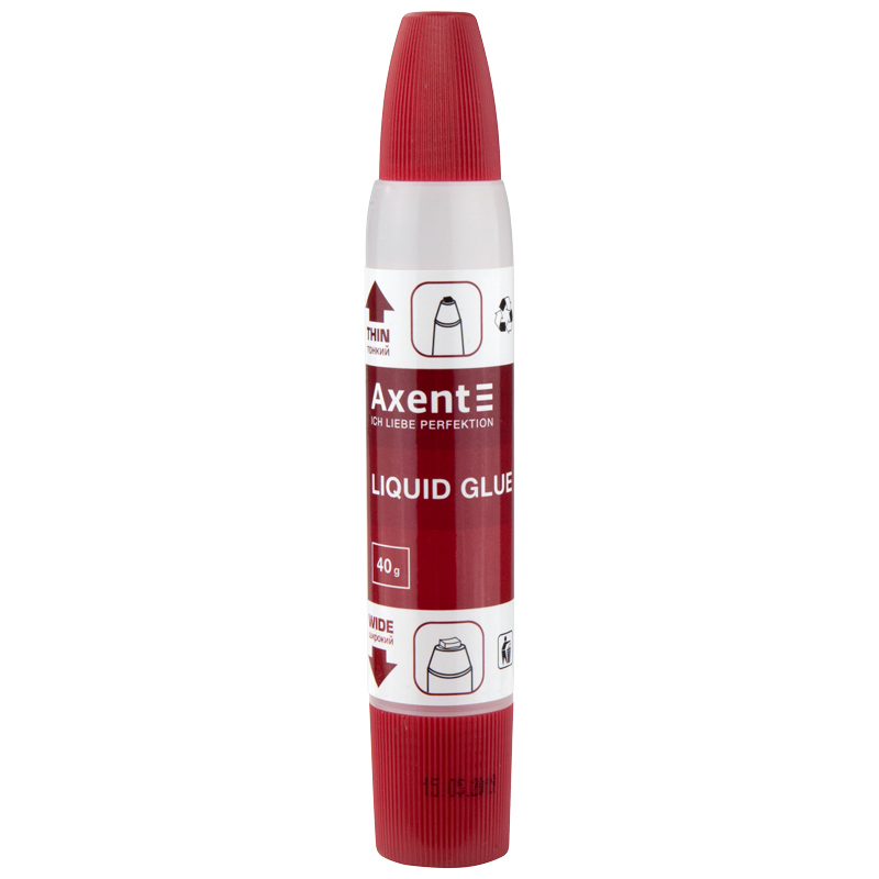 Клей силікатний 2 аплікатори Axent 40 г
