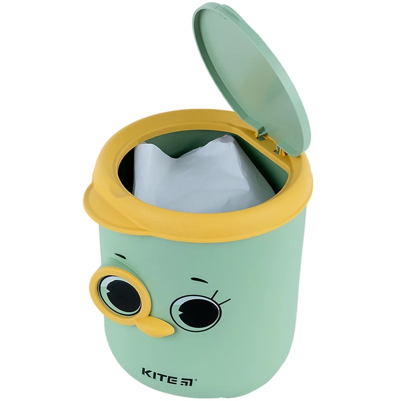 Контейнер настольный для мусора Kite, зеленый