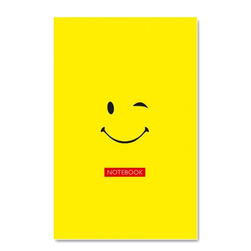 Блокнот А6 48 арк скоба клітинка картон Асорті