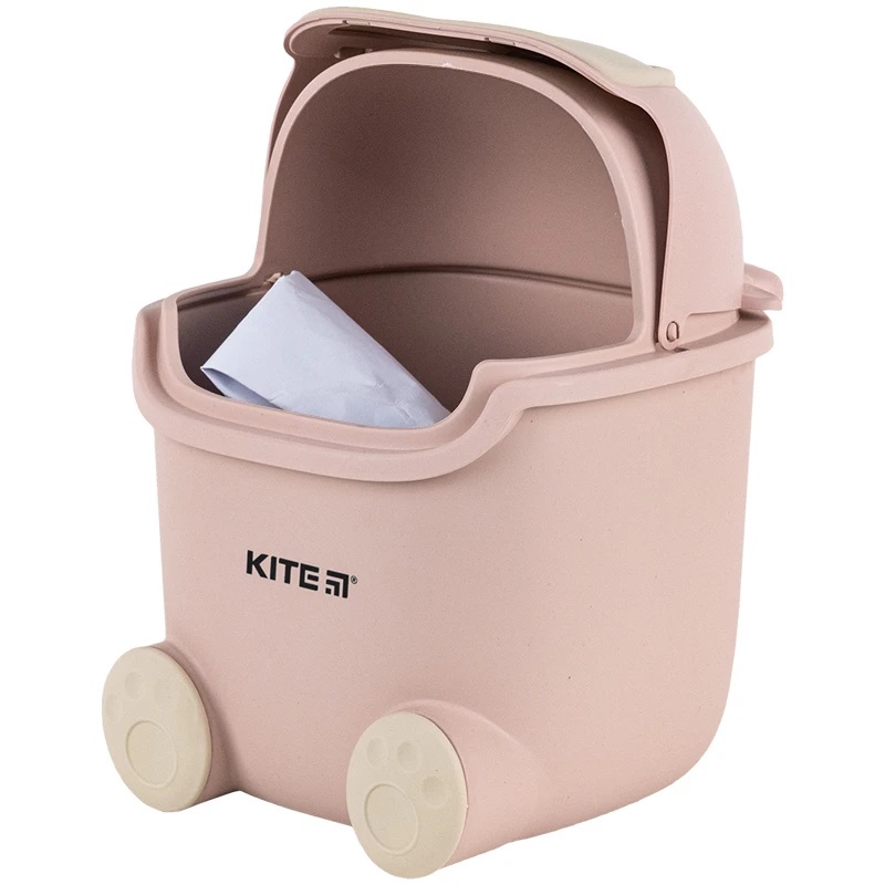 Контейнер настольный для мусора Kite, розовый