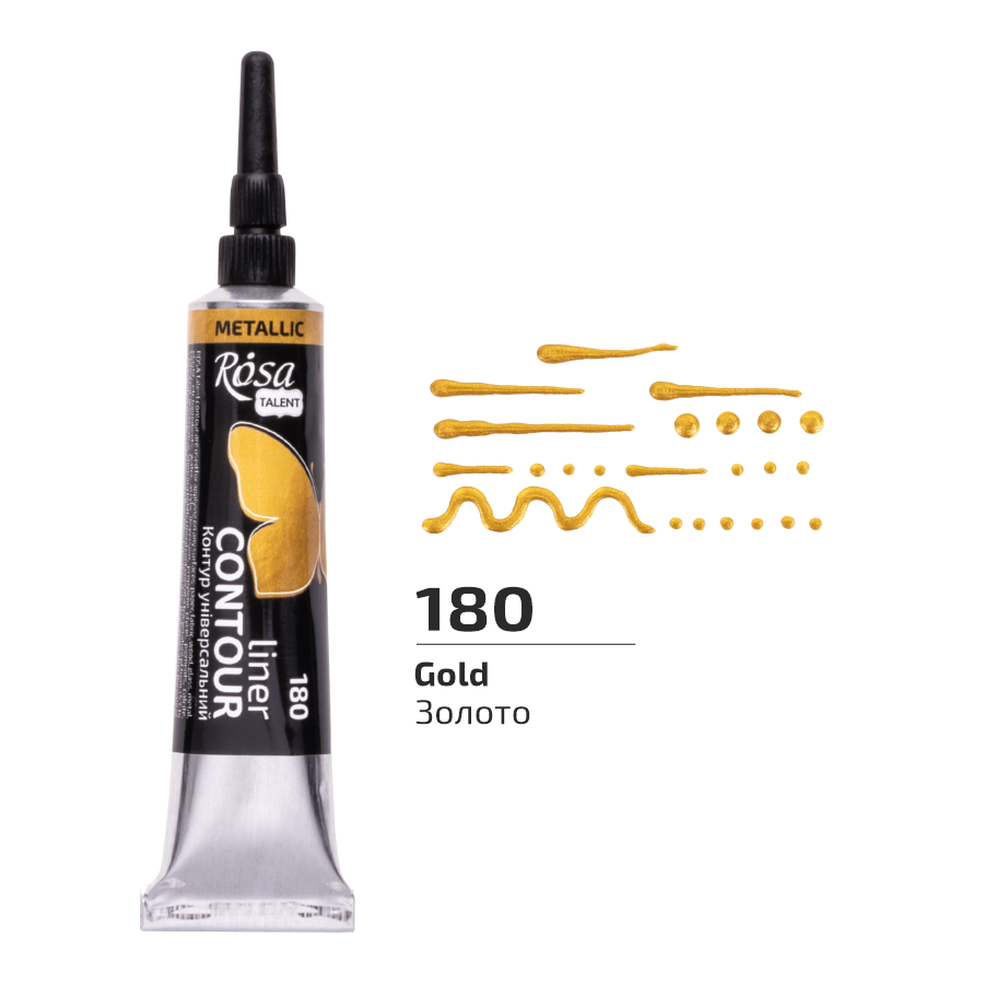 Контур універсальний золото 20 мл Rosa Talent