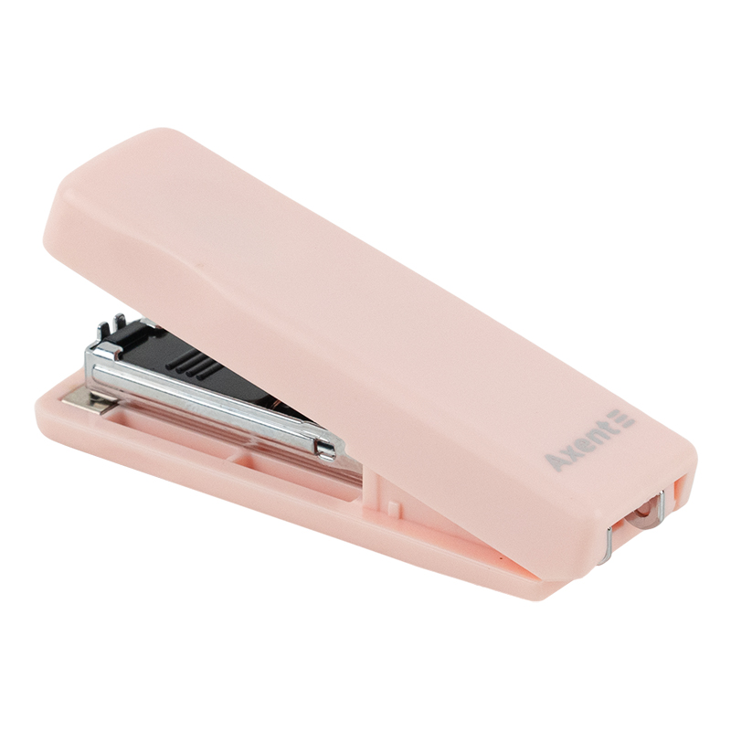 Степлер 10 л Axent MINI Pastelini №10, рожевий