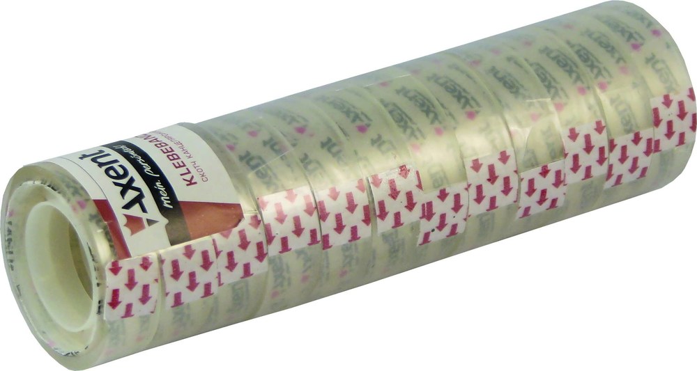 Лента клейкая Axent 12*10 яр прозрачная