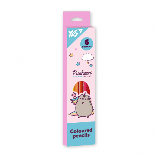 Карандаши Yes Pusheen 6 цв