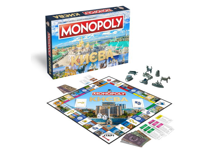 Игра настольная Монополия Знаменитые места Киева