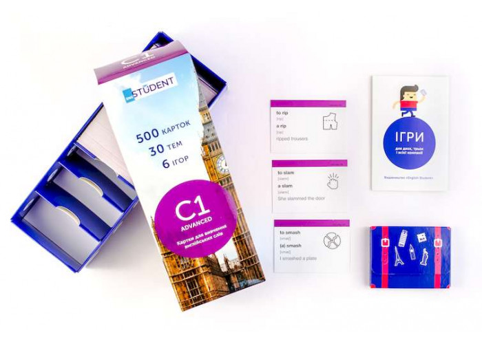 Карточки для изучения английского языка English Student Advanced C1