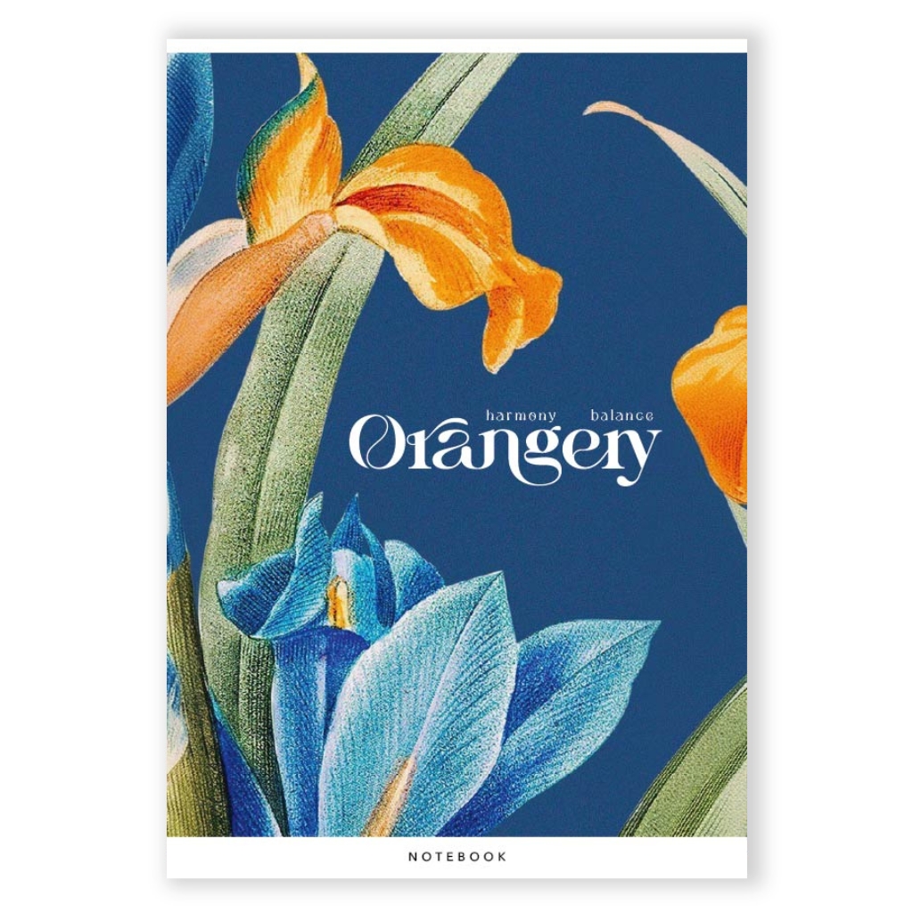 Тетрадь А4 48 л скоба клетка 431 Ирисы