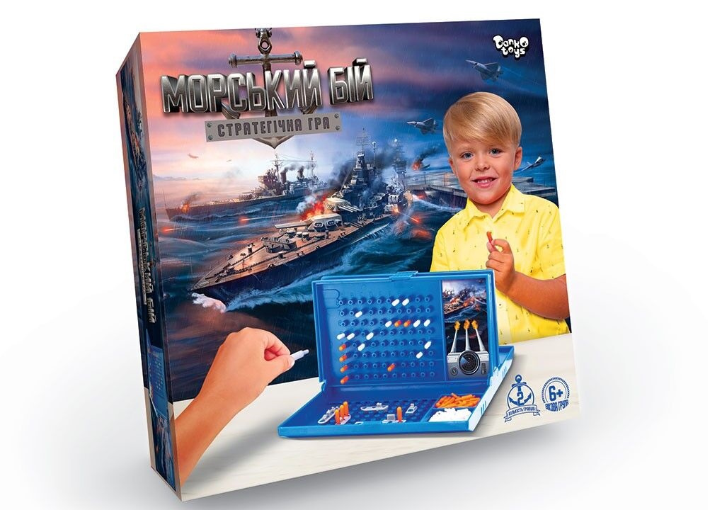 Гра настільна Морський бій Danko Toys