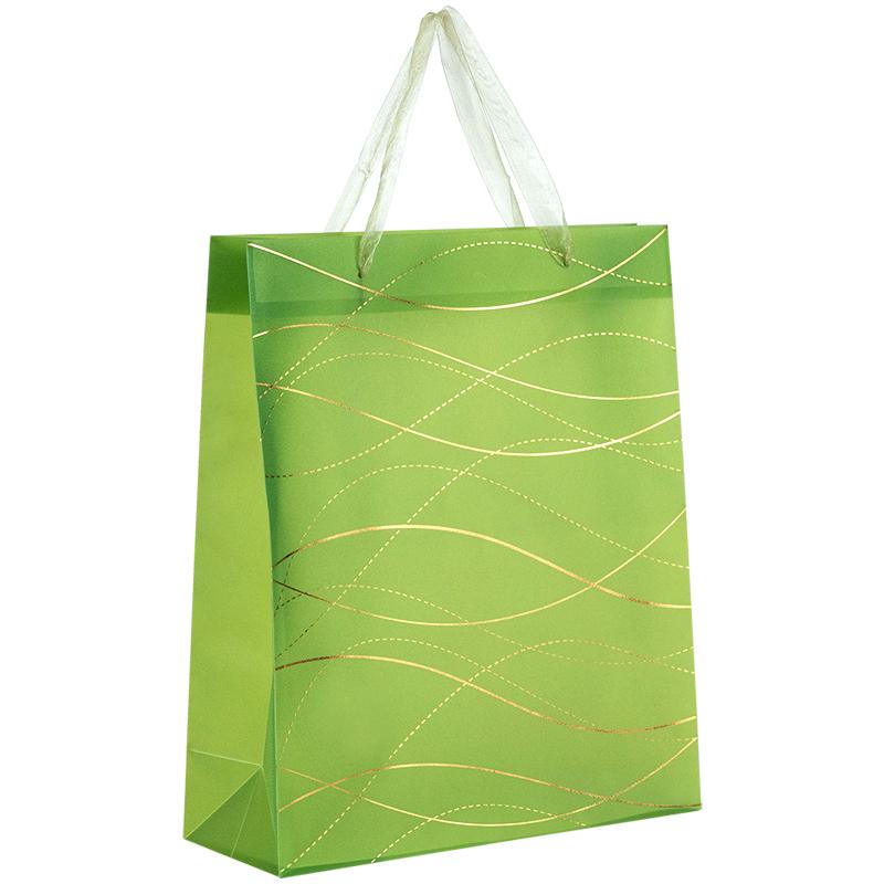 Пакет пластиковий подарочный 32х27см, Waves-3