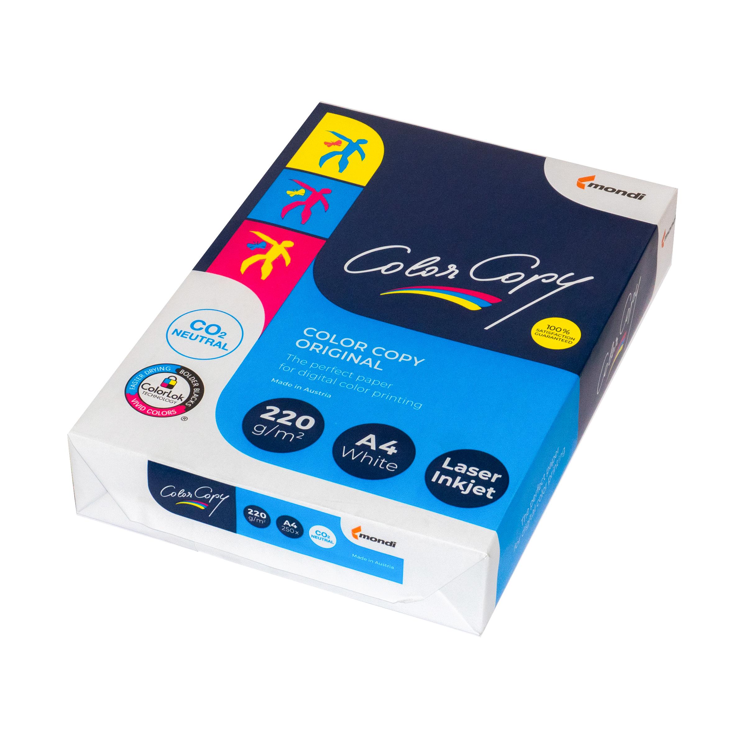 Папір для лазерного та струменевого друку А4 Color Copy 220 г/м2 250 арк