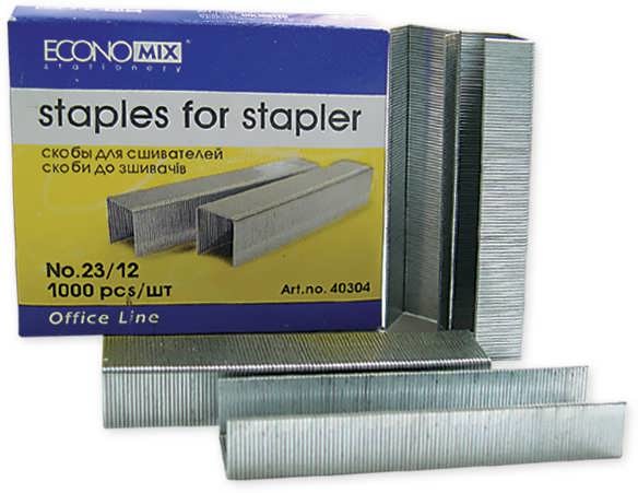 Скоби Economix №23/12 1000 шт
