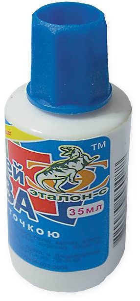 Клей ПВА з пензликом Еталон 35 мл