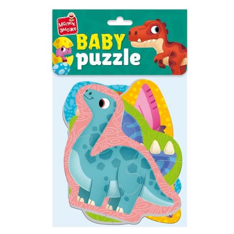 Пазлы Baby puzzle Динозавры 4 шт