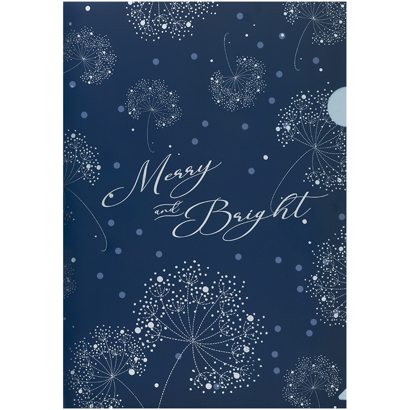 Папка-куточок А4 Axent Flower Symphony-4 темно-синя