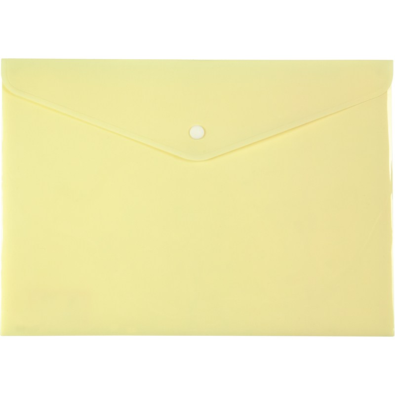 Папка на кнопці А4 Axent Pastelini, жовта