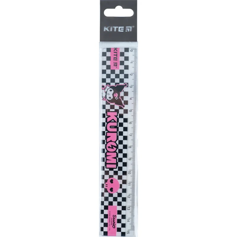 Лінійка 15 см пластик Kite, HK-1