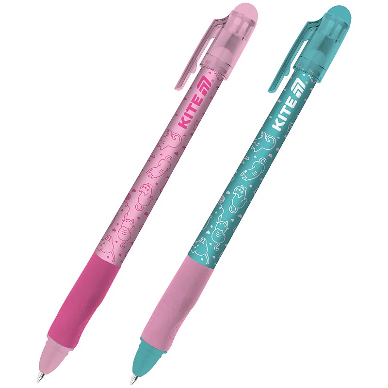 Ручка шариковая Kite EasyStart Kitty 0,7 синяя