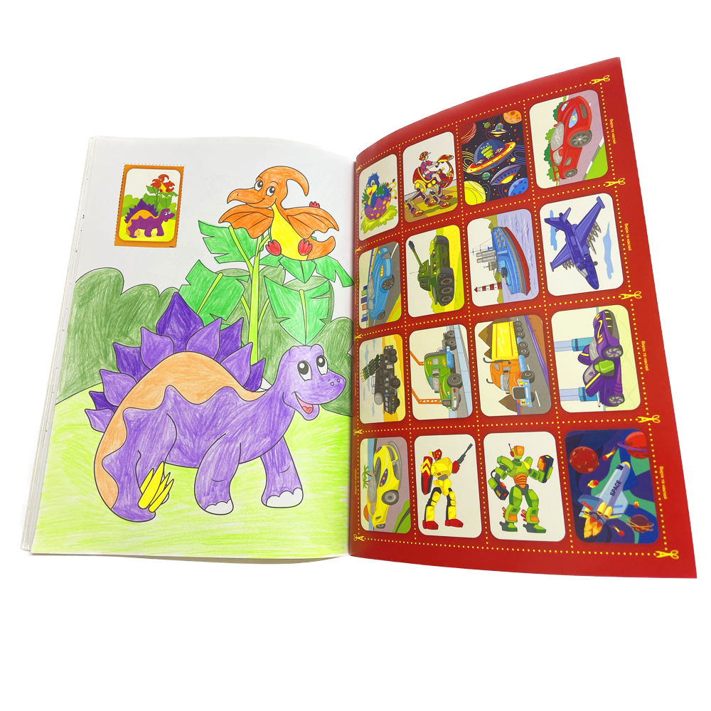 Розмальовка з наліпками 64 сторінки Джерела
