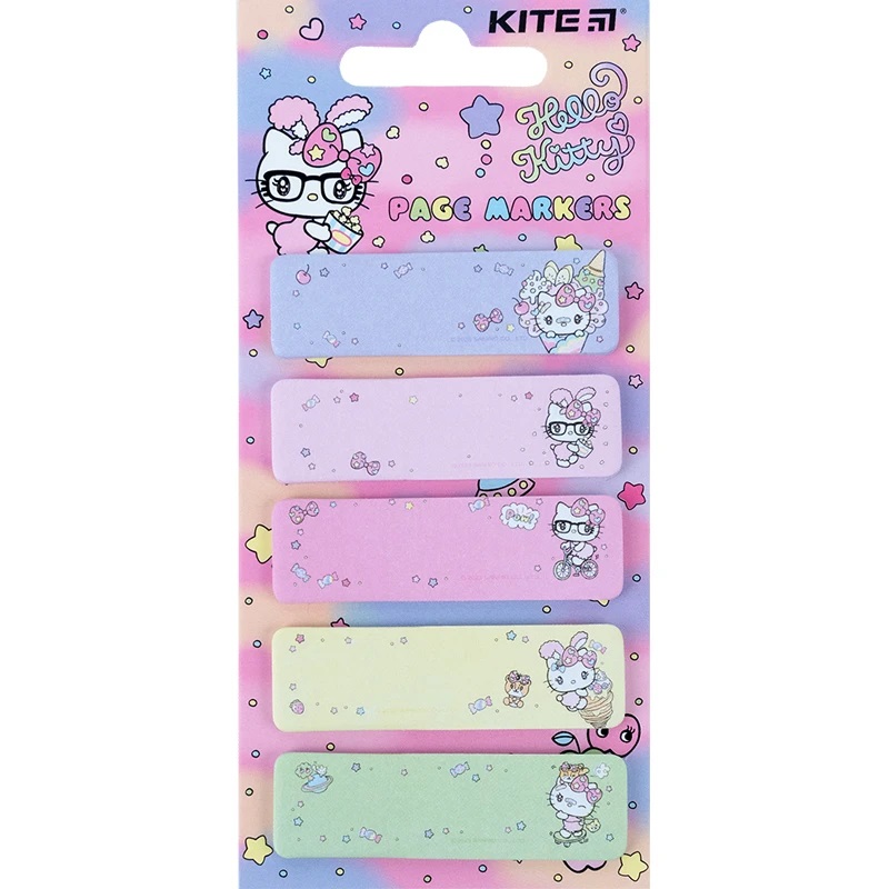 Стікери-закладки Kite HK 50*15*100 арк папір 5 кольорів