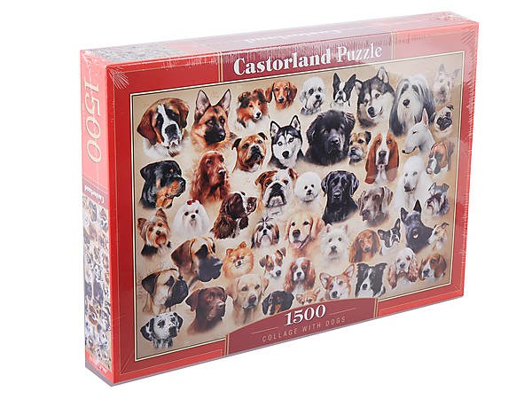 Пазлы 1500 элементов "Породы собак"