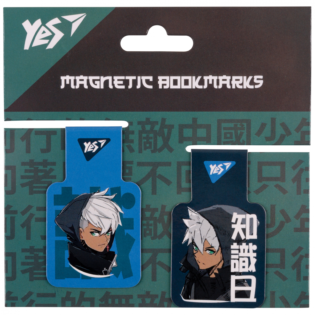 Закладки магнітні YES Anime boy, 2шт