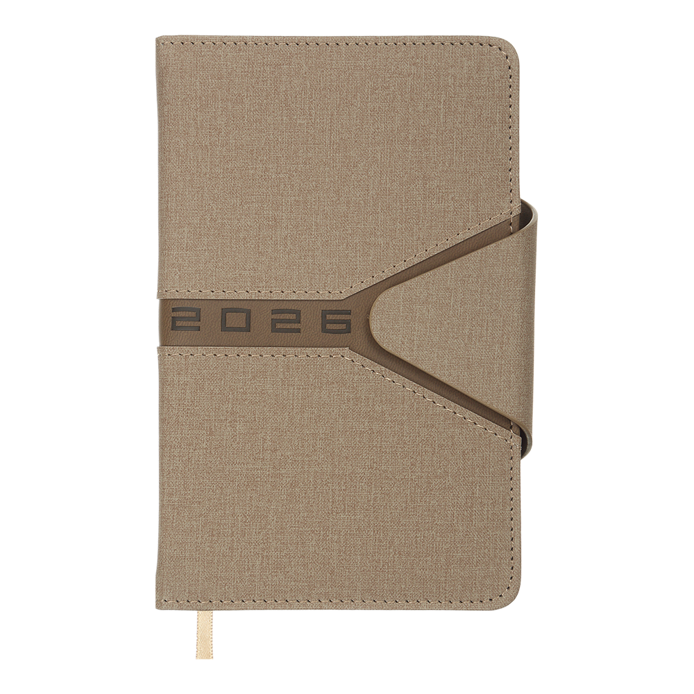 Щоденник датований кишеньковий Navigator світло-коричневий