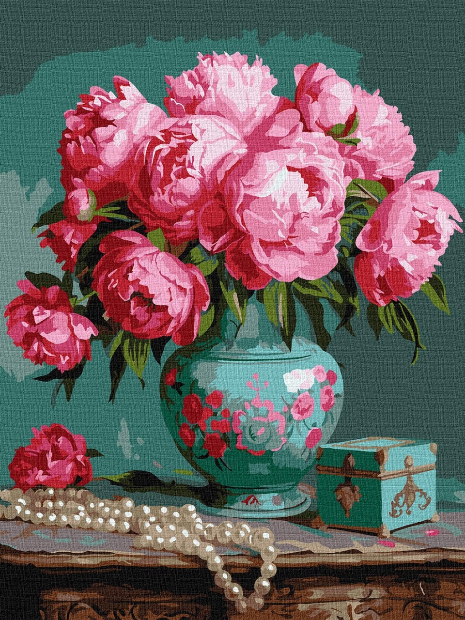 Картина за номерами 30×40 см Мелодія квітів