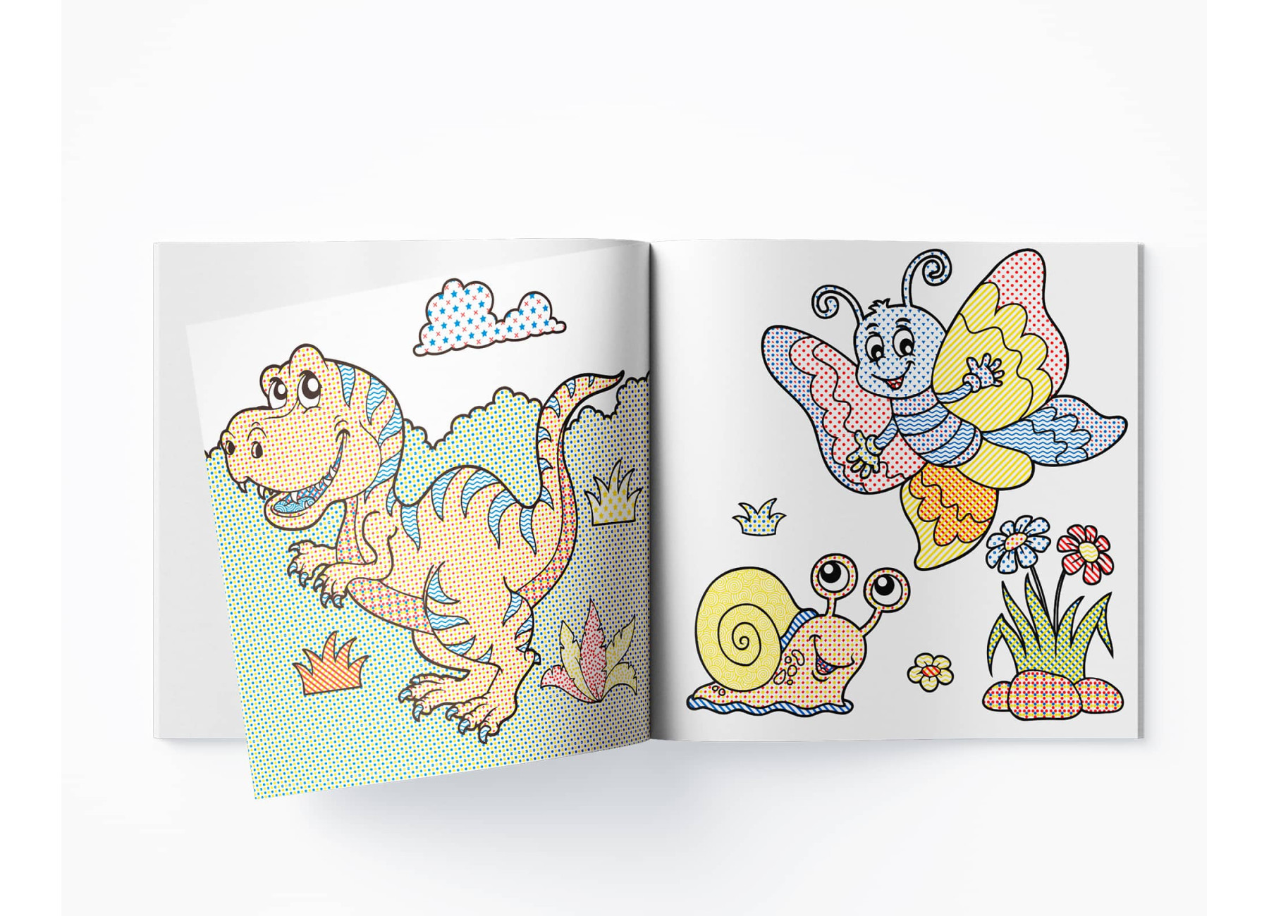 Водные раскраски Бабочка