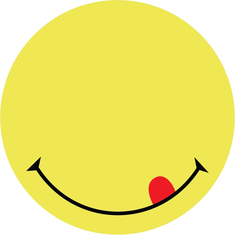 Блок паперу з липким шаром Axent Smile 70*70*50 арк жовтий неон