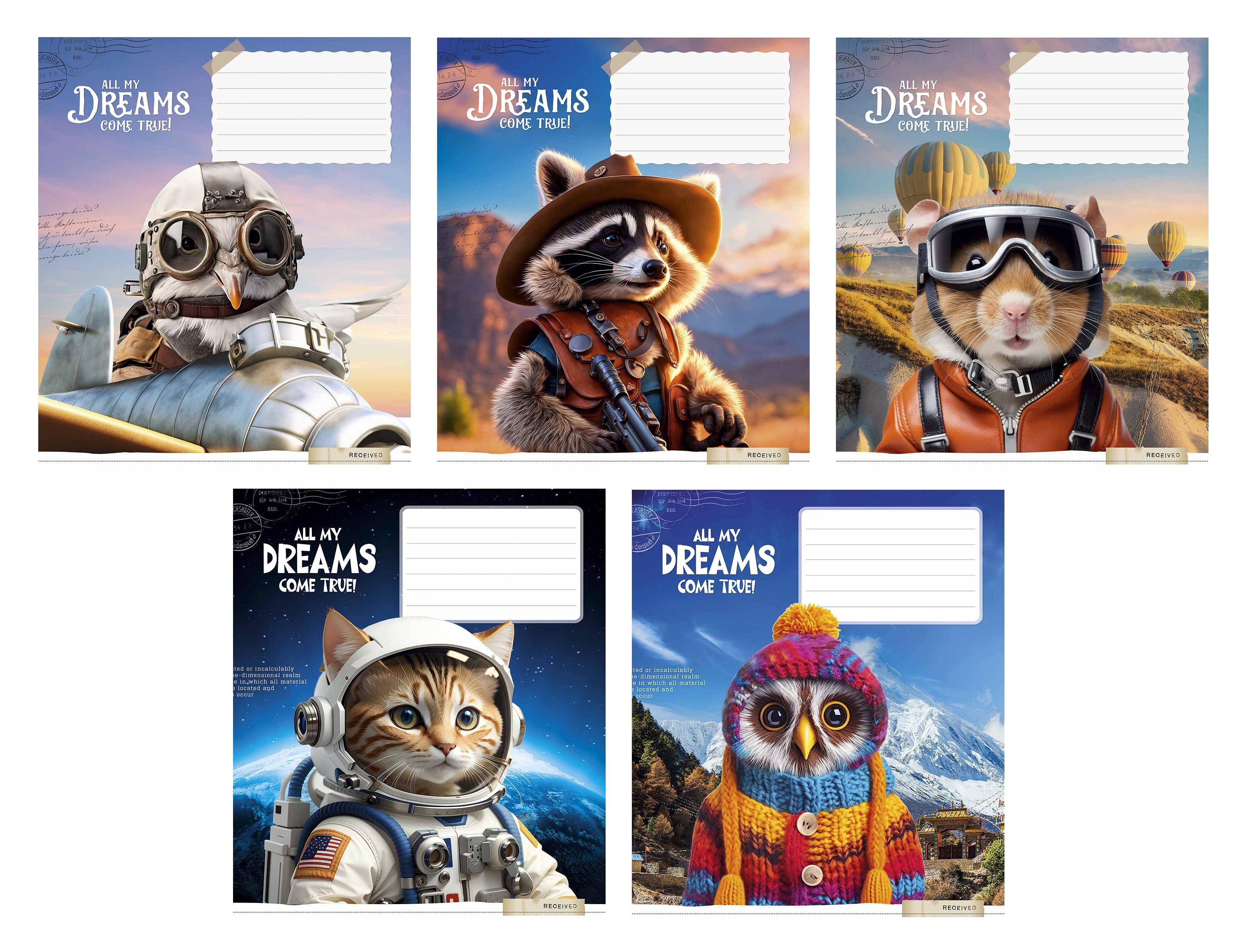 Зошит 18 арк лінія 3424 Dreams 2025 уні